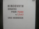 HINDEMITH Sonates Piano Eric HEIDSIECK FALP 646 NM Dowel Spine Sonatas