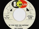 Northern Soul 45 - Charms - If You Got The Notion - Emblem - mp3