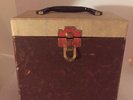 Vintage 8” 45 Record Case W/index