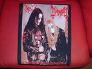 Mayhem Morbid Backpatch Patch Tribute To The Black Emperors Dead