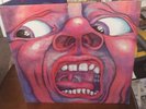 king crimson in the court of the crimson king vinyl record pink island Near/ M