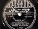 DUKE ELLINGTON jazz 78 RPM BRUNSWICK Chatter Box, Dusk In The Desert