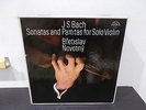 BACH Sonatas and partitas for solo violin NOVOTNY 3LP BOX SUPRAPHON