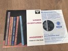 DECCA SXL 2112 WBg  ED.1  WEBER OVERTURES  OSR ANSERMET