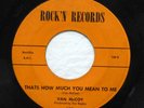 VAN McCOY & GRP 45 That's how much you mean to me ROCK'N  Doowop d2365
