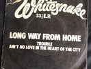 SIGNED  WHITESNAKE EP LONG WAY FROM HOME