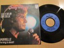 45 T VINYLE -6837 213 JOHNNY HALLYDAY  GABRIELLE  hors commerce PROMO