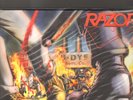 RAZOR - open hostility LP Clear/Red Splatter vinyl
