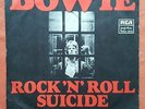 DAVID BOWIE-ROCK 'N' ROLL SUICIDE RARE YUGOSLAVIAN 7'' PS 1974 UNIQUE COVER