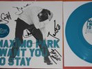 Maximo Park Single I want you to stay SIGNED signiert Part One Turquoise Vinyl