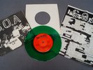 S. O. A. State of Alert No Policy Discord Records # 2 Green Vinyl 45 Record