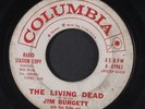 JIM BURGETT: The Living Dead / Let's Investigate 45 (dj, lbl wear, sl warp dnap