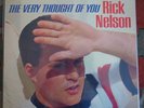 RICKY NELSON the very thought LP German Brunswick Rock n Roll Teen Idol Rick EX
