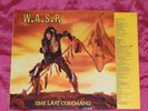 W.A.S.P. - THE LAST COMMAND - 10tr LP - NETHERLANDS 1985 - 1st PRESSING
