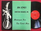 JIM JONES - MESSAGE FOR THE TOTAL MAN - RARE CHRISTIAN CULT SIGNED LP  JONESTOWN