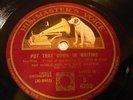 JAZZ RAY NOBLE AL BOWLLY We've Got The Moon & Put That Down In Writing HMV 6203