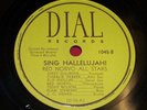 RED NORVO ALL STARS 78 rpm Dial 1045 E+ JAZZ/BOP Bird's Blues/Sing Hallelujah
