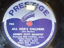 SONNY STITT 78 rpm Prestige 705 JAZZ EE+ Sunset/All God's Children