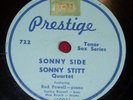 SONNY STITT 78 rpm Prestige 722 JAZZ EE+ Soony Side/Takin' A Chance on Love