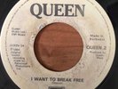 QUEEN - I Want To Break Free / Machines (Or Back to Humans) - RARE BARBADOS 45