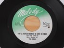 THE VELLS You’ll Never Cherish A Love So True/There He Is 45 VG++ Soul HEAR