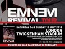 eminem tickets twickenham 14th July 2018