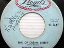TOMMY WINTERS vg Teen doowop group LLOYD's 45 END OF DREAM STREET  NOW THAT d313