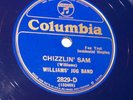 Williams' Jug Band-Blue Wax Columbia 2829-D Chizzlin' Sam (1933) nice