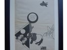 LED ZEPPELIN+3+III+Immigrant+POSTER+AD+RARE ORIGINAL 1970+FRAMED+FAST WORLD SHIP
