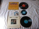 ABBA LOT SIGNED VINYLS LP'S AND SINGLE  SPANISH EDITION ONLY