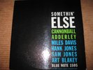 CANNONBALL ADDERLEY -MILES DAVIS SOMETHIN ELSE  BLUE NOTE 1595 west 63rd ear NM