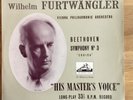 HMV ALP 1060 UK Orig Beethoven Symphony 3 Furtwängler EX