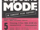 Depeche Mode   In Concert 1984   Ticket / Konzertkarte / Eintrittskarte