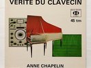 ANNE CHAPELIN la verite du clavecin DUPHLY - AUDIOPHILE 45rpm SARASTRO LP EX++