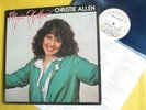 Christie Allen,rare promo blue vinyl Lp + insert-Magic Rhythm (ft Terry Britten)