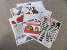 The Beatles - Yellow Submarine Official Replica 8 Lobby Cards & Premiere Ticket