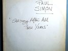 PAUL SIMON & GARFUNKEL STILL CRAZY RARE ORIG '75 ADVANCE WHITE LABEL PROMO LP NM
