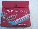 VINTAGE VINYL 45 RECORDS THE TUNE TOTE VANITY FAIR HOLDER CARRIER