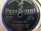 TAMPA RED & RED HOT SHAKIN' DAVIS PARAMOUNT 12703 BLUES 78 RPM V-
