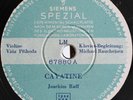 Prihoda. Raff (Cavatina)+Prihoda (Menuet). Siemens 67880. NM(-), silent scratch