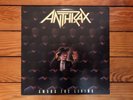Anthrax - Among The Living 1987 Island Megaforce 90584-1 Jacket NM- Vinyl VG+