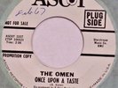 THE OMEN Once Upon a Taste ASCOT 45 mod raga fuzz psych 7” HEAR