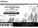 JAY-Z AND BEYONCE à Nice, Occasion à saisir