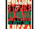 Rolling Stones 2017 no filter tour poster lithograph europe Lucca italy