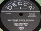 Louis Armstrong DECCA 29710 Christmas In New Orleans / Christmas Night In Harlem