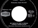 Truly Smith My smile is just a frown turned upside down EX (French)