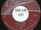 Bo Diddley 45 (Checker 814)  I'm A Man / Bo Diddley   VG++