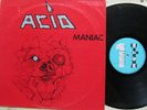 BELGIAN SPEED METAL ROCK LP: ACID - Maniac - MEGATON 1007 - Made in BELGIUM