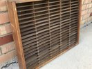 Vintage Napa Valley Cassette Rack 100 Count Tape Holder Wood Display Storage