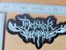 DETHKLOK RARE WOVEN SHAPE PATCH AT THE GATES SOILWORK CHILDREN OF BODOM IN FLAME